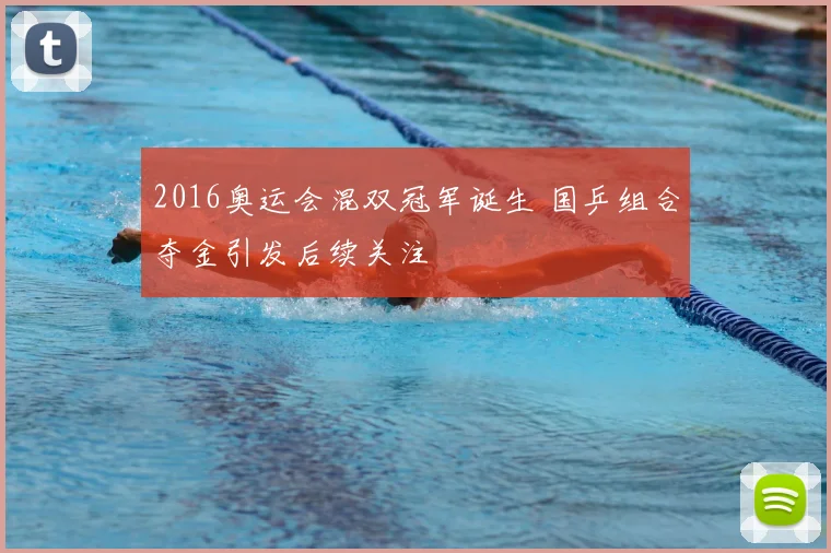 2016奥运会混双冠军诞生 国乒组合夺金引发后续关注