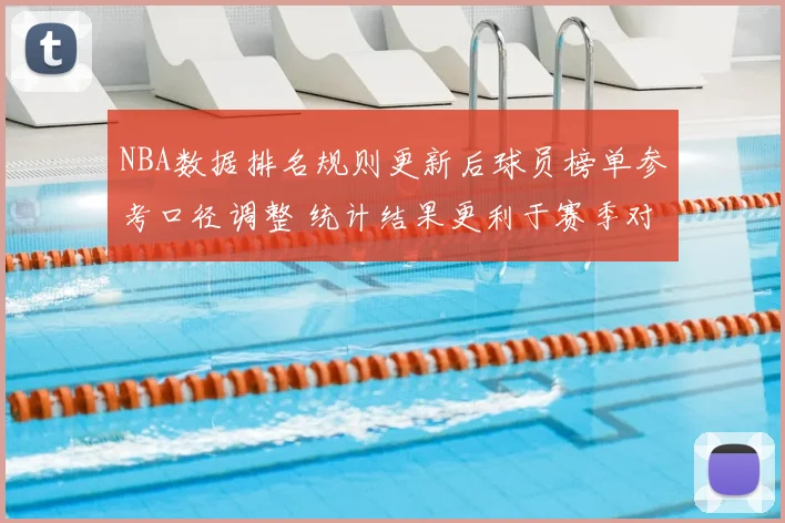 NBA数据排名规则更新后球员榜单参考口径调整 统计结果更利于赛季对比